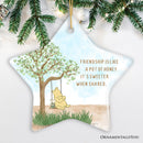 Friendship is Like a Honey Pot, Sweeter When Shared Ornament, Heartwarming Pooh Bear Christmas Gift