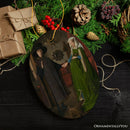 Jan van Eyck the Arnolfini Portrait Ornament, Famous Painting Christmas Decoration Souvenir