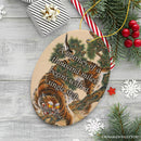 Lao Tzu Inspirational Journey Quote Ceramic Ornament, Enlightening Gift And Decor