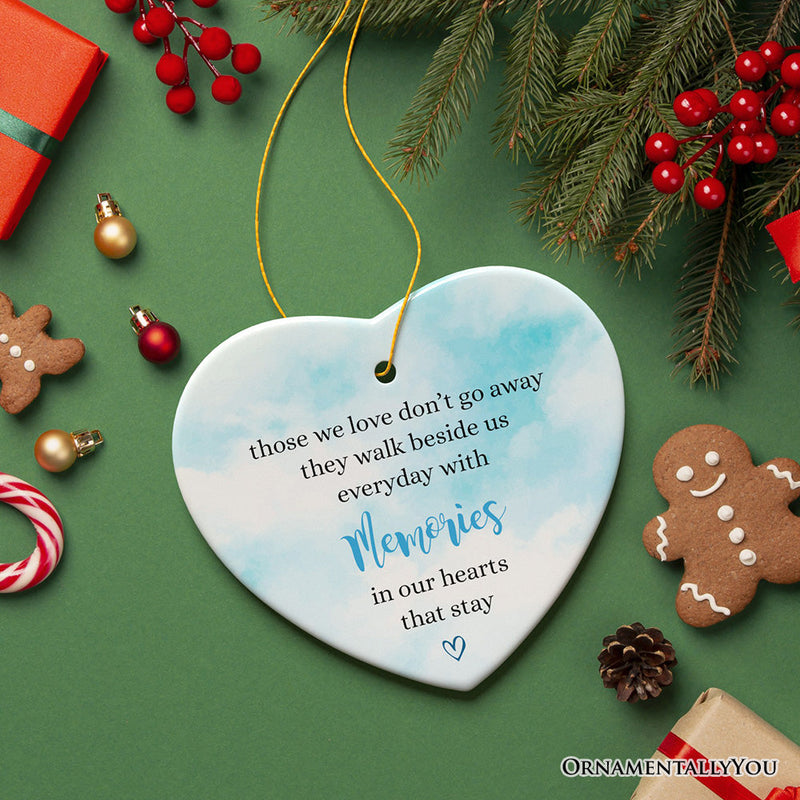 Memories in Our Hearts Ornament, Beloved Remembrance Christmas Gift