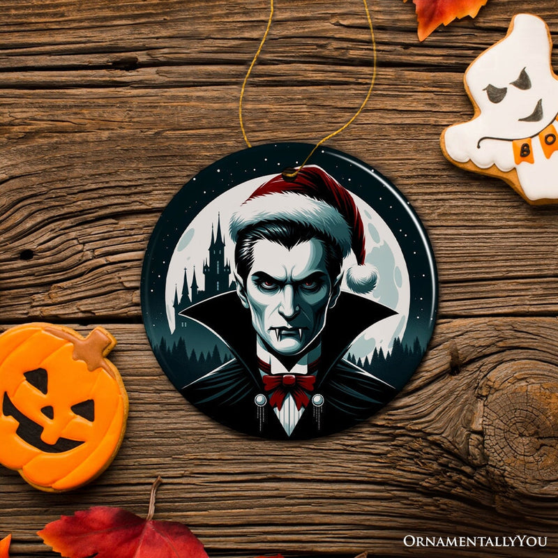Midnight Terror Dracula Ornament, Sinister Holiday Keepsake and Halloween Tree Decor