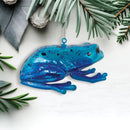 Poison Dart Frog Glass Christmas Ornament, Gift for Exotic Animal Lovers