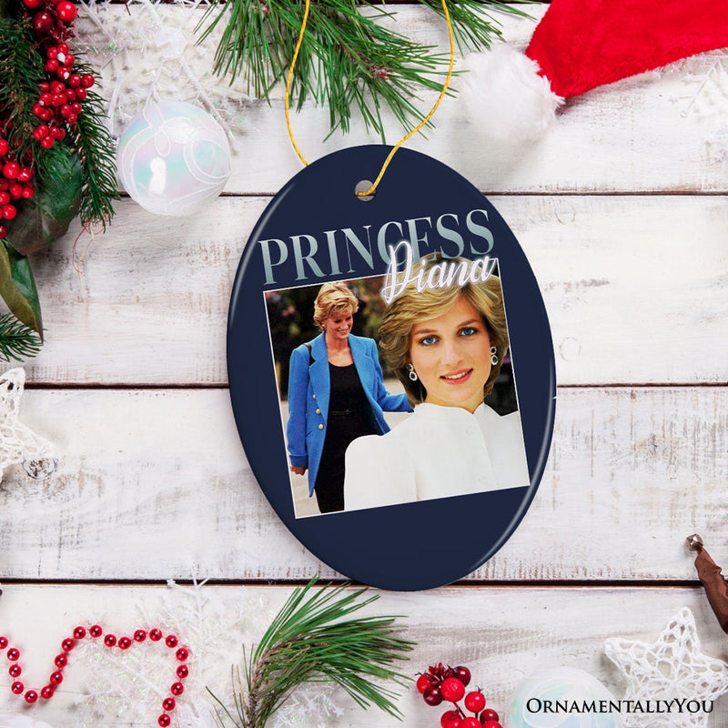 Regal Princess Diana Ornament, Elegant Gift and Decor for Royal Admirers
