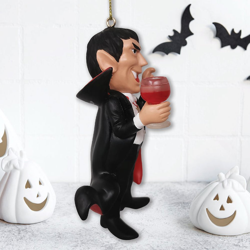 Dracula Vampire Christmas Ornament, Resin Halloween Decoration