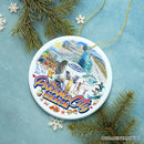 Panama City Beach Tropical Paradise Ornament, Florida Coastal Christmas Gift and Souvenir