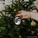 Bewitching Medusa with Santa Hat Ornament, Alluring Christmas Decoration for Halloween Tree Keepsake