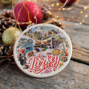 Culturally Vibrant Turkey Ceramic Ornament, Ottoman Souvenir and Christmas Tree Decor