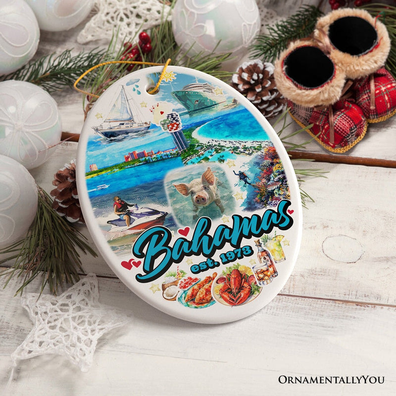 Breathtaking Tropical Bahamas, Caribbean Cultures and Landscapes Travel Souvenir and Christmas Gift