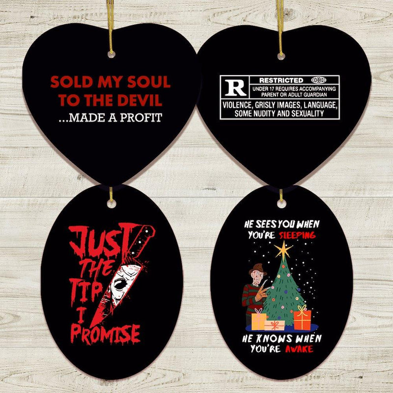 Dark Humor Horror Ornament Bundle