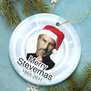 Steve Jobs Merry Stevemas Memorial Christmas Ornament, Gift for Technology Company Founder