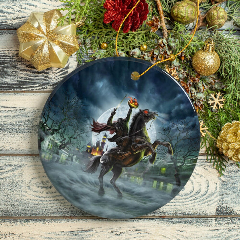 The Headless Horseman Spooky Halloween Ornament, The Legend of Sleepy Hollow