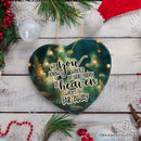 If Heaven wasn't So Far Away Remembrance Ornament, Christmas Memorial Gift