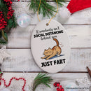 If Somebody Isn't Social Distancing Just Fart Quirky Cat, Cute and Funny Christmas Gift
