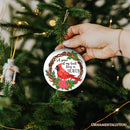 A Piece of My Heart Lives in Heaven Ornament, Cardinal Memorial Gift and Christmas Decoration