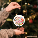 Unique NYC Vibes Artwork Christmas Ornament