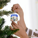 Artistic South Dakota State Themes and Landmarks Christmas Ornament