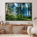 Forest Sun Shine Wall Art Canvas Print by MyGreatCanvas | Canvas Wall Art Prints | Photo Prints & Wall Decor
