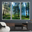 Forest Sun Shine Wall Art Canvas Print by MyGreatCanvas | Canvas Wall Art Prints | Photo Prints & Wall Decor