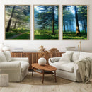 Forest Sun Shine Wall Art Canvas Print by MyGreatCanvas | Canvas Wall Art Prints | Photo Prints & Wall Decor