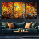 Forest View at Fall Wall Art Autumn Colors Landscape Canvas by MyGreatCanvas | Canvas Wall Art Prints | Photo Prints & Wall Decor