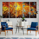 Forest View at Fall Wall Art Autumn Colors Landscape Canvas by MyGreatCanvas | Canvas Wall Art Prints | Photo Prints & Wall Decor