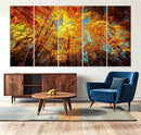 Forest View at Fall Wall Art Autumn Colors Landscape Canvas by MyGreatCanvas | Canvas Wall Art Prints | Photo Prints & Wall Decor