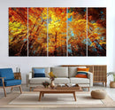 Forest View at Fall Wall Art Autumn Colors Landscape Canvas by MyGreatCanvas | Canvas Wall Art Prints | Photo Prints & Wall Decor