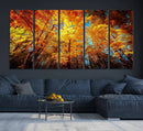 Forest View at Fall Wall Art Autumn Colors Landscape Canvas by MyGreatCanvas | Canvas Wall Art Prints | Photo Prints & Wall Decor