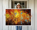 Forest View at Fall Wall Art Autumn Colors Landscape Canvas by MyGreatCanvas | Canvas Wall Art Prints | Photo Prints & Wall Decor