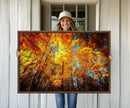 Forest View at Fall Wall Art Autumn Colors Landscape Canvas by MyGreatCanvas | Canvas Wall Art Prints | Photo Prints & Wall Decor
