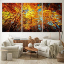 Forest View at Fall Wall Art Autumn Colors Landscape Canvas by MyGreatCanvas | Canvas Wall Art Prints | Photo Prints & Wall Decor