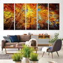 Forest View at Fall Wall Art Autumn Colors Landscape Canvas by MyGreatCanvas | Canvas Wall Art Prints | Photo Prints & Wall Decor