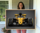 Formula 1 Car Canvas Wall Art Print F1 Renault Car Canvas by MyGreatCanvas | Canvas Wall Art Prints | Photo Prints & Wall Decor