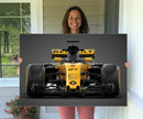 Formula 1 Car Canvas Wall Art Print F1 Renault Car Canvas by MyGreatCanvas | Canvas Wall Art Prints | Photo Prints & Wall Decor