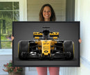 Formula 1 Car Canvas Wall Art Print F1 Renault Car Canvas by MyGreatCanvas | Canvas Wall Art Prints | Photo Prints & Wall Decor