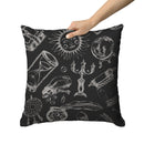 "Fortune Teller" Throw Pillow (Dark)