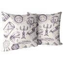 "Fortune Teller" Throw Pillow (Light)