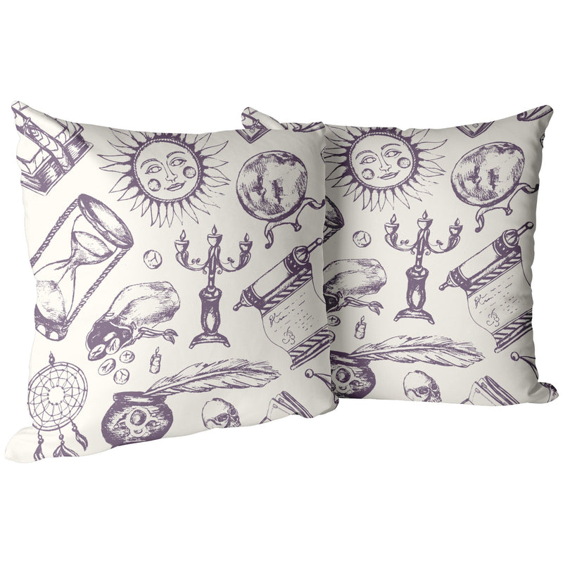 "Fortune Teller" Throw Pillow (Light)
