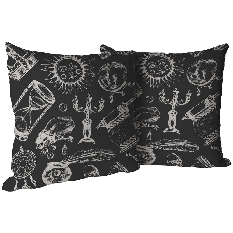 "Fortune Teller" Throw Pillow (Dark)