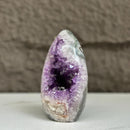 Natural Quartz Amethyst Geode Egg