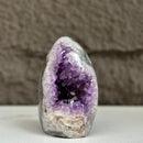Natural Quartz Amethyst Geode Egg