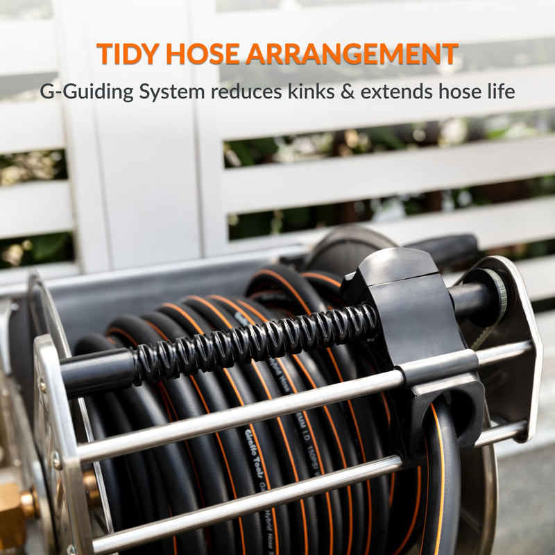 Wall Mounted Hose Reel-Stainless Steel-Heavy Duty