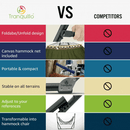 Tranquillo Universal Canvas Hammock Medium Size for Ultimate Comfort and Style