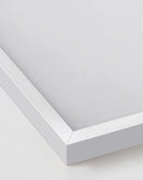 White Metal Glass Picture Frame