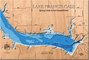 Lake Francis Case from Spring Creek to Fort Randall Dam, South Dakota by Horn Dog Maps
