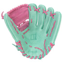 Franklin Sports CTZ5000 12" Baseball Glove - Mint & Rose | Premium Leather Infield Glove by Peligro Sports