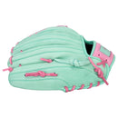 Franklin Sports CTZ5000 12" Baseball Glove - Mint & Rose | Premium Leather Infield Glove by Peligro Sports
