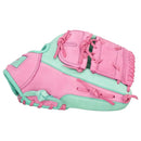 Franklin Sports CTZ5000 12" Baseball Glove - Mint & Rose | Premium Leather Infield Glove by Peligro Sports