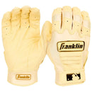 Franklin CFX Pro Chrome Batting Gloves | Gold Edition | MLB Pro-Level Fit Grip | 20793F by Peligro Sports