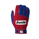 Franklin Pro Classic ADULT Royal Blue and Red Batting Gloves - Peligro Sports Edition by Peligro Sports
